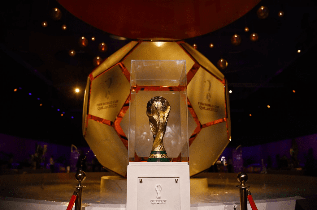 Taça de campeão da Copa do Mundo do Catar 2022