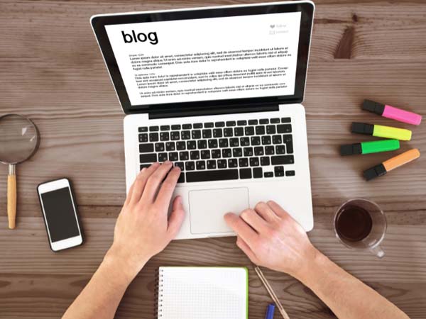 Como criar um blog personalizado - Reprodução Canva