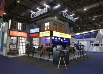 Canon ganha prêmio por estande na feira Set deste ano
