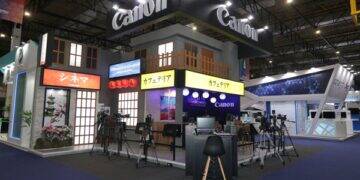 Canon ganha prêmio por estande na feira Set deste ano