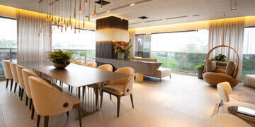 Construtora investe em experiência em decorado de 420 m²