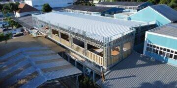 Steel Frame traz inovação à obra do Colégio Erasto Gaertner 3 Steel Frame traz inovação à obra do Colégio Erasto Gaertner