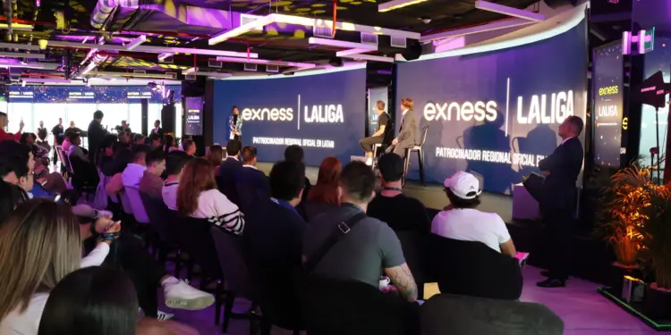 Press Conference with Exness CMO, Alfonso Cardalda, and LALIGA Partnership and Licensing Director, Javier Gurrea-Nozaleda