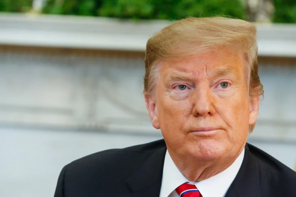 Donald Trump, presidente dos Estados Unidos.