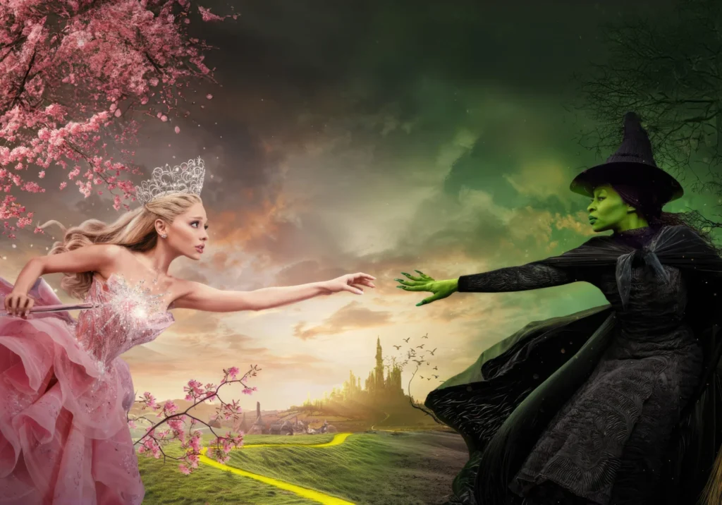 Lista Completa dos Vencedores do Oscar 2025 elphaba and glinda in wicked movie ea scaled 1