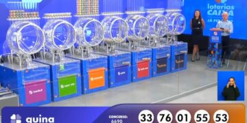 Quina 6690 acumula novamente e prêmio vai a R$ 1,3 milhão 1 resultado-da-quina-6690