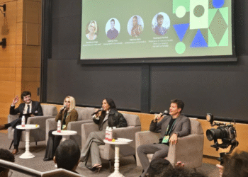 Ana Maria Braga, Sabrina Sato e Rodrigo Faro discutem o futuro da TV frente as novas mídias, no Instituto de Tecnologia de Massachusetts – MIT