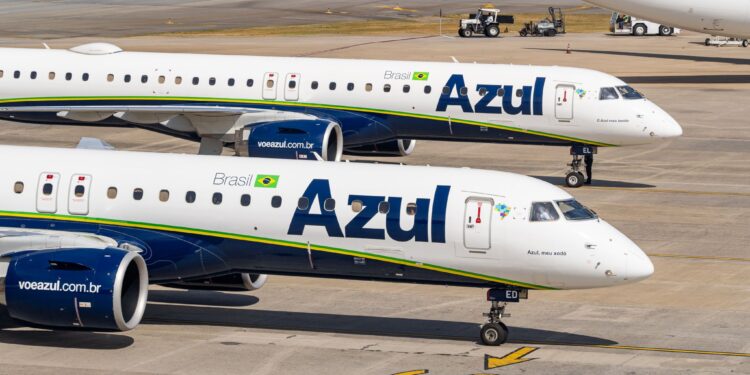 Aeronaves da Azul (Foto: Reprodução da redes sociais)