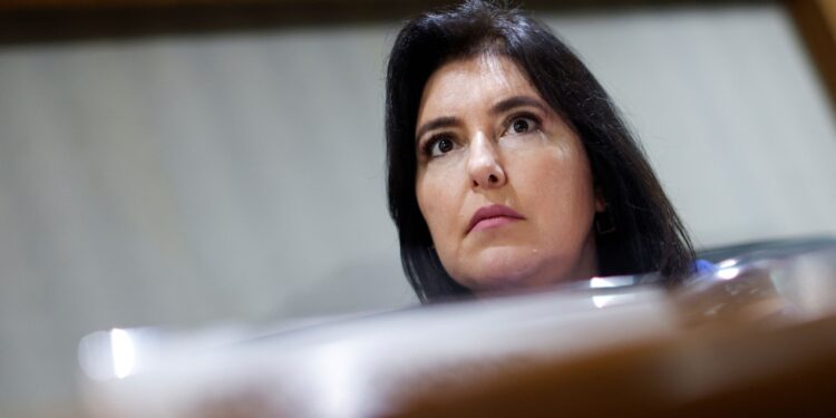 Bolsa Família: Possível aumento da informalidade no Brasil 14 Ministra do Planejamento e Orçamento, Simone Tebet
31/08/2023. REUTERS/Adriano Machado