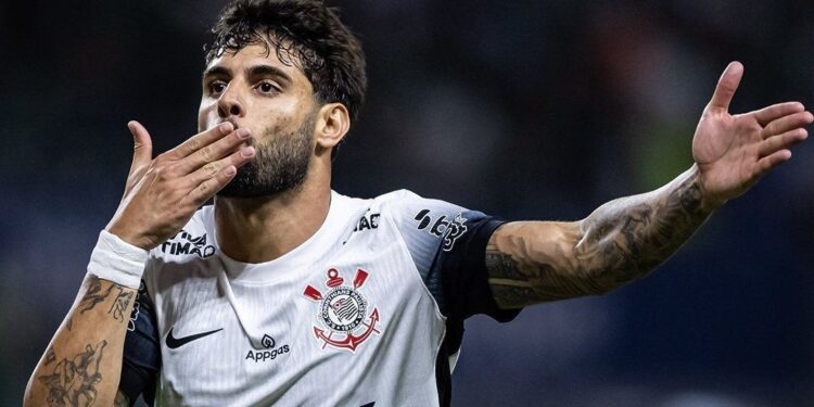 Yuri Alberto, atacante do Corinthians • Jhony Inácio e Rebeca Reis/Ag. Paulistão
