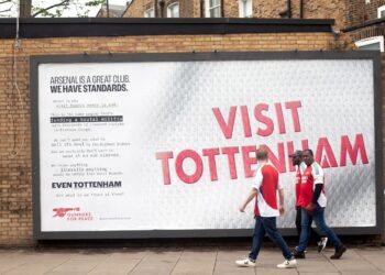 Fãs do Arsenal lançam campanha: “Visite Tottenham”