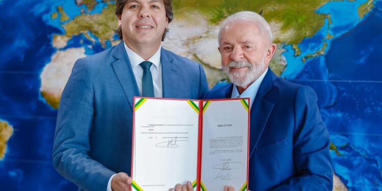 Frederico de Siqueira Filho e Lula (Foto: Planalto)