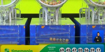 Timemania 2229 acumula e prêmio chega a R$ 10,5 milhões 1 Resultado da Timemania 2229