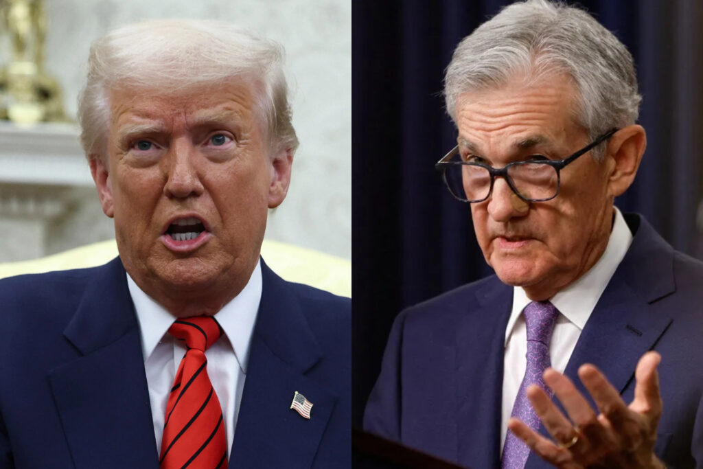 Ouro atinge US$ 3.500: Medos de demissão de Powell Trump pede cortes de juros e critica Powell como Sr