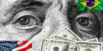 Dólar sobe nesta segunda (7) e passa de R$ 5,90 com tensão global 1 Dólar hoje 07-04-2025