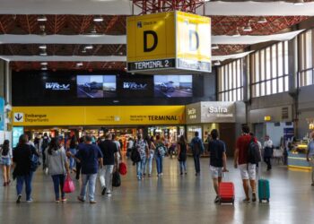 Movimentação aérea bate recorde no Brasil com 61,8 milhões de passageiros no primeiro semestre