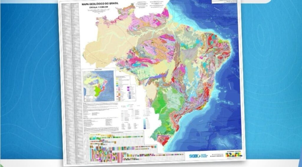 SGB lança nova versão do Mapa Geológico do Brasil após duas décadas Mapa Geologico 1 1