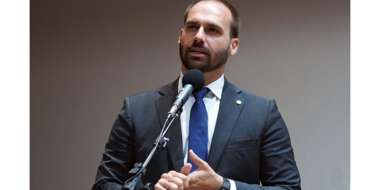 Imprensa internacional destaca papel de Eduardo Bolsonaro em tensões entre Brasil e EUA 14 Foto: Pablo Valadares/Câmara dos Deputados
