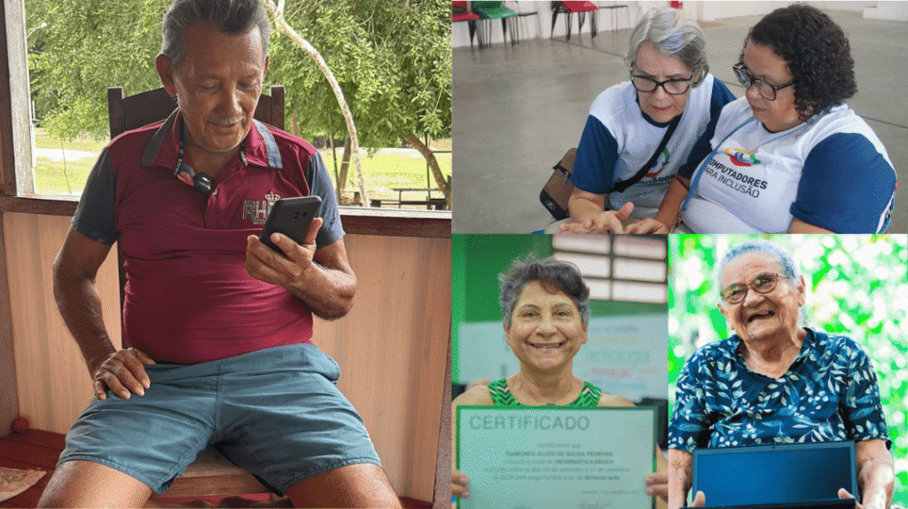 Inclusão digital cresce entre idosos no Brasil com programas de capacitação e acesso à internet inclusao digital idosos 2