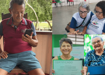 Inclusão digital cresce entre idosos no Brasil com programas de capacitação e acesso à internet