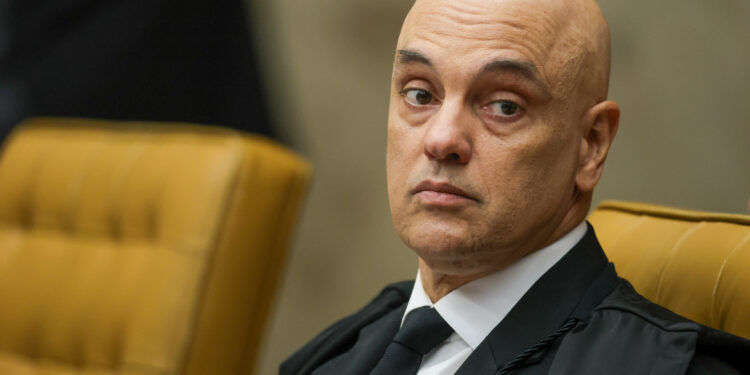 Brasília (DF) 01/08/2025 - Ministro Alexandre de Moraes durante sessão de abertura do segundo semestre judiciário no Supremo Tribunal Federal (STF).  Foto: Fabio Rodrigues-Pozzebom/ Agência Brasil