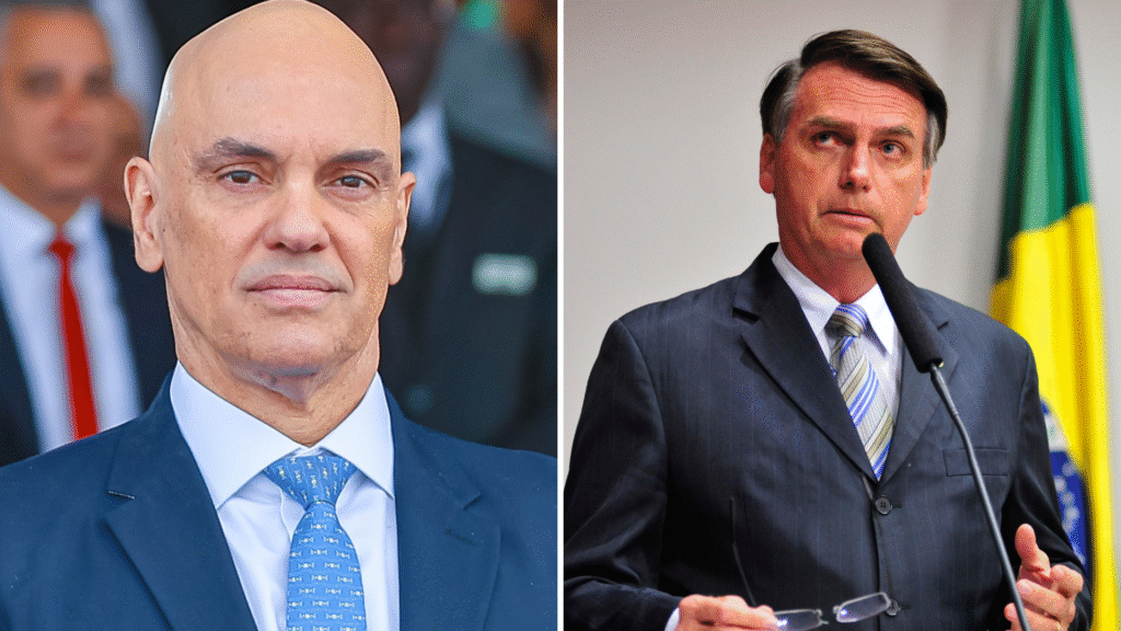 Moraes determina monitoramento na residência de Jair Bolsonaro Bolsonaro determina policiamento na casa de Bolsonaro