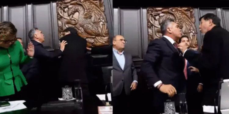 Senadores mexicanos partem para agressão física após discussão sobre os Estados Unidos 14 Foto: Reprodução