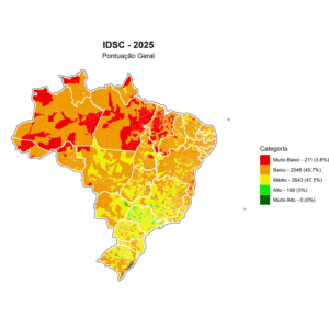 Estagnação no desenvolvimento sustentável da maioria dos municípios brasileiros estado sp