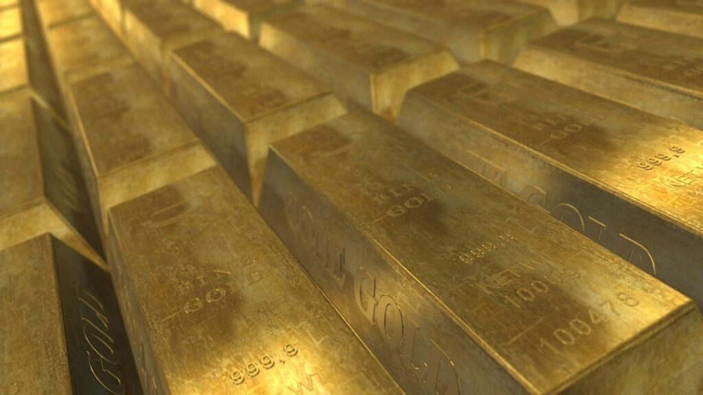Ouro recua com investidores à espera de definição sobre política tarifária dos EUA ouro recua politicas tarifarias EUA