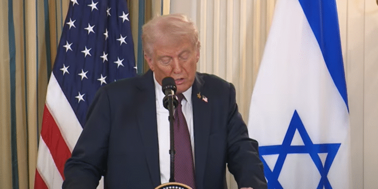 EUA divulgam plano de Trump para encerrar guerra em Gaza 14 Imagem: Reprodução Casa Branca