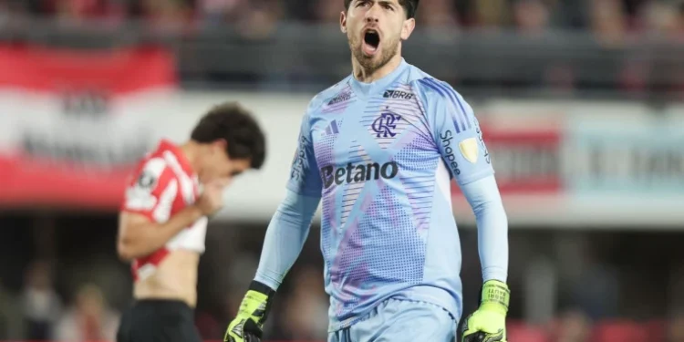 Libertadores: Flamengo avança nos pênaltis; São Paulo é eliminado pela LDU 16 Foto: Reprodução/ Gilvan de Souza / CRF