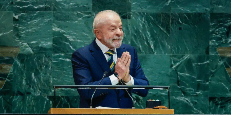 Lula defende democracia e lança apelo global contra a fome na abertura da ONU 14 Foto:
Ricardo Stuckert/PR
