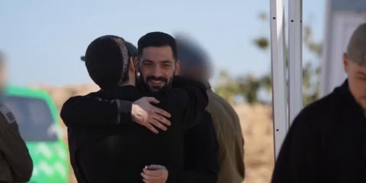 Refém libertado Crédito: Divulgação/IDF