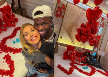 Vinícius Jr. e Virginia Fonseca assumem relacionamento nas redes e fazem primeira aparição pública como casal 18 Vinícius Jr. e Virginia Fonseca assumem relacionamento nas redes e fazem primeira aparição pública como casal