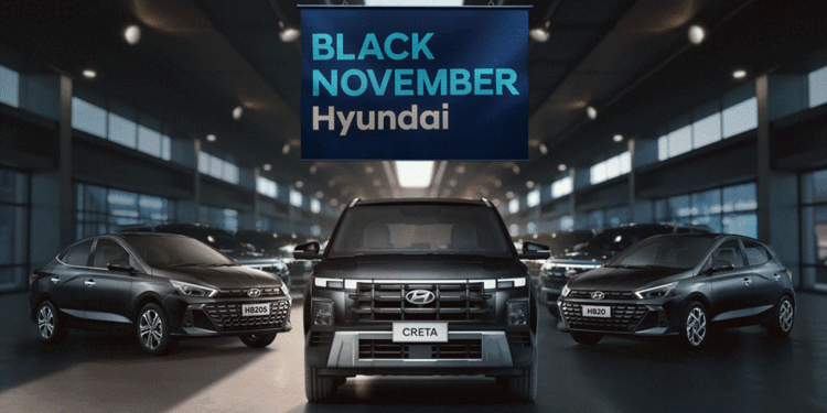 Hyundai lança campanha "Black November", com descontos de até R$ 15 mil em toda linha HB20 e CRETA 16 Foto: Reprodução/ Divulgação