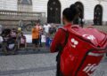 Entregadores Protestam contra Novo Modelo de Trabalho do iFood no Rio de Janeiro 20 Entregadores Protestam contra Novo Modelo de Trabalho do iFood no Rio de Janeiro