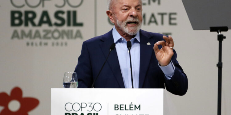 “É momento de levar a sério os alertas da ciência”, diz Lula na abertura da Cúpula do Clima em Belém 14 Foto: Bruno Peres/Agência Brasil