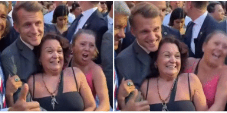 Presidente da França, Emmanuel Macron, é recebido com entusiasmo nas ruas de Salvador e distribui simpatia 14 Reprodução Redes Sociais