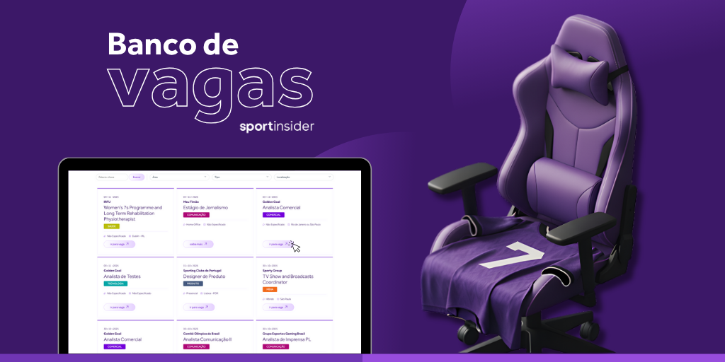 Plataforma lança banco de vagas para o mercado esportivo brasileiro 19 Plataforma lança banco de vagas para o mercado esportivo brasileiro vagas esporte