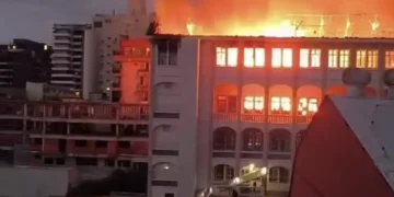 Incêndio atinge Colégio Marista Santa Maria no Rio Grande do Sul 1 Incêndio atinge Colégio Marista Santa Maria no Rio Grande do Sul