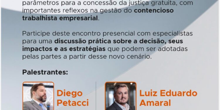 Decisão do STF sobre justiça gratuita muda análise das empresas em ações trabalhistas 14 Decisão do STF sobre justiça gratuita muda análise das empresas em ações trabalhistas IMG 20260930 WA0068